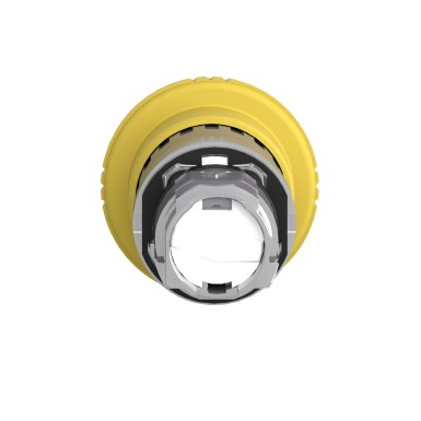 ZB4BS55 - Mushroom push button head 40mm, armony XB4, metal, yellow, 22mm, latching turn realease - Schneider Electric - Mushroom push button head 40mm, armony XB4, metal, yellow, 22mm, latching turn realease - Schneider Electric - 2