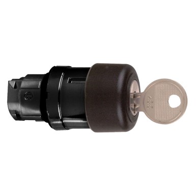 ZB4BS727 - Head for non illuminated push button, Harmony XB4, XB5, black Ш 30 mushroom pushbutton Ш22 mm latching key release - Schneider Electric - Head for non illuminated push button, Harmony XB4, XB5, black Ш 30 mushroom pushbutton Ш22 mm latching key release - Schneider Electric - 0