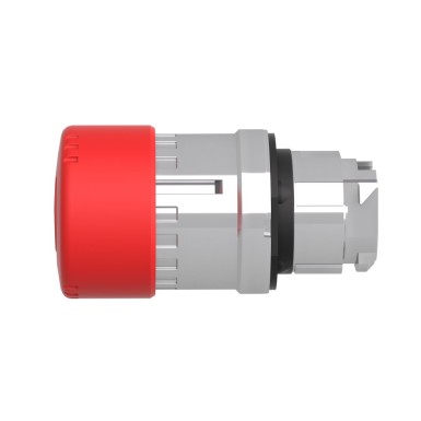 ZB4BS834 - Emergency stop head, Harmony XB4, switching off, metal, red mushroom 30mm, 22mm, trigger latching turn to release - Schneider Electric - Emergency stop head, Harmony XB4, switching off, metal, red mushroom 30mm, 22mm, trigger latching turn to release - Schneider Electric - 3