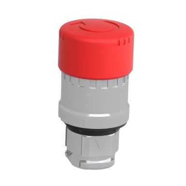 ZB4BS834 - Emergency stop head, Harmony XB4, switching off, metal, red mushroom 30mm, 22mm, trigger latching turn to release - Schneider Electric - Emergency stop head, Harmony XB4, switching off, metal, red mushroom 30mm, 22mm, trigger latching turn to release - Schneider Electric - 2