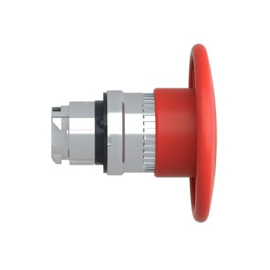 ZB4BS864 - Emergency stop head, Harmony XB4, switching off, metal, red mushroom 60mm, 22mm, trigger latching turn to release - Schneider Electric - Emergency stop head, Harmony XB4, switching off, metal, red mushroom 60mm, 22mm, trigger latching turn to release - Schneider Electric - 1