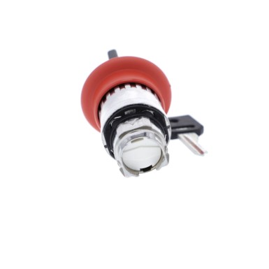 ZB4BS944 - Emergency stop head, Harmony XB4, switching off, metal, red mushroom 40mm, 22mm, trigger latching key release - Schneider Electric - Emergency stop head, Harmony XB4, switching off, metal, red mushroom 40mm, 22mm, trigger latching key release - Schneider Electric - 1