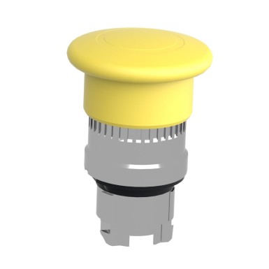 ZB4BT5 - Harmony XB4, Mushroom push button head ?40, metal, yellow, ?22, latching pushpull - Schneider Electric - Harmony XB4, Mushroom push button head ?40, metal, yellow, ?22, latching pushpull - Schneider Electric - 4