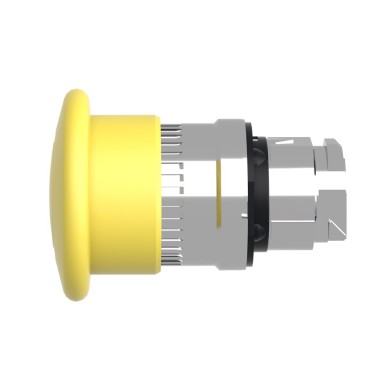 ZB4BT5 - Harmony XB4, Mushroom push button head ?40, metal, yellow, ?22, latching pushpull - Schneider Electric - Harmony XB4, Mushroom push button head ?40, metal, yellow, ?22, latching pushpull - Schneider Electric - 6