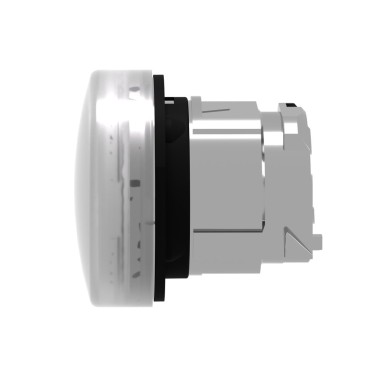 ZB4BV013E - Head for pilot light, Harmony XB4, white, 22mm, with plain lens, universal LED - Schneider Electric - Head for pilot light, Harmony XB4, white, 22mm, with plain lens, universal LED - Schneider Electric - 2