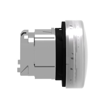 ZB4BV013E - Head for pilot light, Harmony XB4, white, 22mm, with plain lens, universal LED - Schneider Electric - Head for pilot light, Harmony XB4, white, 22mm, with plain lens, universal LED - Schneider Electric - 4