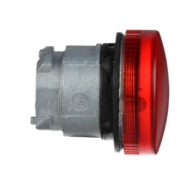 ZB4BV04 - Pilot light head, Harmony XB4, metal, red, 22mm, plain lens for BA9s bulb - Schneider Electric - Pilot light head, Harmony XB4, metal, red, 22mm, plain lens for BA9s bulb - Schneider Electric - 3