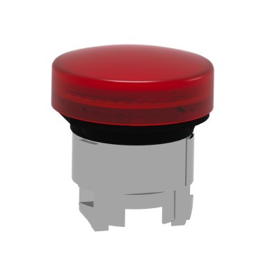 ZB4BV043E - Head for pilot light, Harmony XB4, red, 22mm, with plain lens, universal LED - Schneider Electric - Head for pilot light, Harmony XB4, red, 22mm, with plain lens, universal LED - Schneider Electric - 3