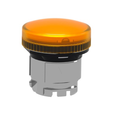 ZB4BV05 - Pilot light head, Harmony XB4, metal, orange, 22mm, plain lens for BA9s bulb - Schneider Electric - Pilot light head, Harmony XB4, metal, orange, 22mm, plain lens for BA9s bulb - Schneider Electric - 4