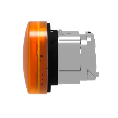 ZB4BV053E - Head for pilot light, Harmony XB4, orange, 22mm, with plain lens, universal LED - Schneider Electric - Head for pilot light, Harmony XB4, orange, 22mm, with plain lens, universal LED - Schneider Electric - 6