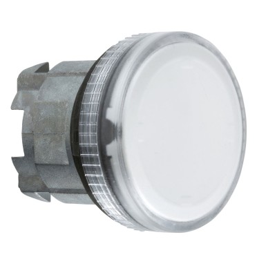 ZB4BV07S - Head for pilot light, Harmony XB4, clear ?22 mm with grooved lens BA9s bulb - Schneider Electric - Head for pilot light, Harmony XB4, clear ?22 mm with grooved lens BA9s bulb - Schneider Electric - 0