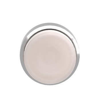 ZB4BW113 - Head for illuminated push button, Harmony XB4, metal, white projecting, 22mm, universal LED, spring return, plain lens - Schneider Electric - Head for illuminated push button, Harmony XB4, metal, white projecting, 22mm, universal LED, spring return, plain lens - Schneider Electric - 4