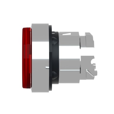 ZB4BW143 - Head for illuminated push button, Harmony XB4, metal, red projecting, 22mm, universal LED, spring return, plain lens - Schneider Electric - Head for illuminated push button, Harmony XB4, metal, red projecting, 22mm, universal LED, spring return, plain lens - Schneider Electric - 4