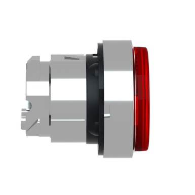 ZB4BW143 - Head for illuminated push button, Harmony XB4, metal, red projecting, 22mm, universal LED, spring return, plain lens - Schneider Electric - Head for illuminated push button, Harmony XB4, metal, red projecting, 22mm, universal LED, spring return, plain lens - Schneider Electric - 1