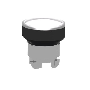 ZB4BW3137 - Head for illuminated push button, Harmony XB4, white flush pushbutton ?22 mm spring return integral - Schneider Electric - Head for illuminated push button, Harmony XB4, white flush pushbutton ?22 mm spring return integral - Schneider Electric - 4