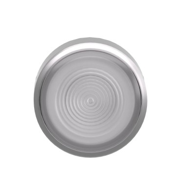 ZB4BW313S - Head for illuminated push button, Harmony XB4, metal, white flush, 22mm, universal LED, spring return, grooved lens - Schneider Electric - Head for illuminated push button, Harmony XB4, metal, white flush, 22mm, universal LED, spring return, grooved lens - Schneider Electric - 3