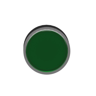 ZB4BW3337 - Head for illuminated push button, Harmony XB4, green flush pushbutton ?22 mm spring return integral - Schneider Electric - Head for illuminated push button, Harmony XB4, green flush pushbutton ?22 mm spring return integral - Schneider Electric - 2