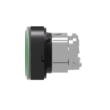 ZB4BW3337 - Head for illuminated push button, Harmony XB4, green flush pushbutton ?22 mm spring return integral - Schneider Electric - Head for illuminated push button, Harmony XB4, green flush pushbutton ?22 mm spring return integral - Schneider Electric - 4