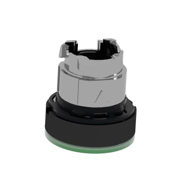 ZB4BW3337 - Head for illuminated push button, Harmony XB4, green flush pushbutton ?22 mm spring return integral - Schneider Electric - Head for illuminated push button, Harmony XB4, green flush pushbutton ?22 mm spring return integral - Schneider Electric - 5