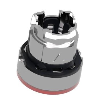 ZB4BW34 - Illuminated push button head, Harmony XB4, metal, flush, red, 22mm, spring return, plain lens for BA9s bulb - Schneider Electric - Illuminated push button head, Harmony XB4, metal, flush, red, 22mm, spring return, plain lens for BA9s bulb - Schneider Electric - 2