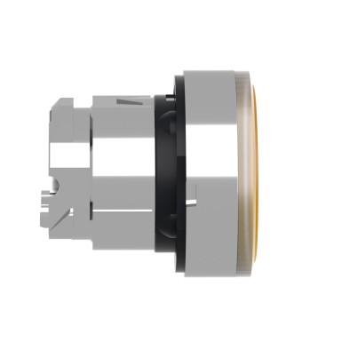 ZB4BW35 - Illuminated push button head, Harmony XB4, metal, flush, orange, 22mm, spring return, plain lens for BA9s bulb - Schneider Electric - Illuminated push button head, Harmony XB4, metal, flush, orange, 22mm, spring return, plain lens for BA9s bulb - Schneider Electric - 2