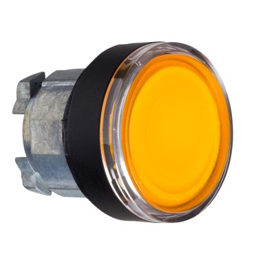 ZB4BW3537 - Head for illuminated push button, Harmony XB4, orange flush pushbutton ?22 mm spring return integral - Schneider Electric - Head for illuminated push button, Harmony XB4, orange flush pushbutton ?22 mm spring return integral - Schneider Electric - 0