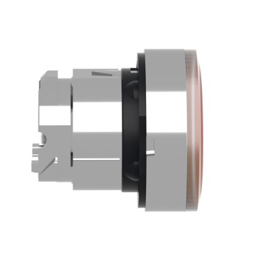 ZB4BW353S - Head for illuminated push button, Harmony XB4, metal, orange flush, 22mm, universal LED, spring return, grooved lens - Schneider Electric - Head for illuminated push button, Harmony XB4, metal, orange flush, 22mm, universal LED, spring return, grooved lens - Schneider Electric - 4