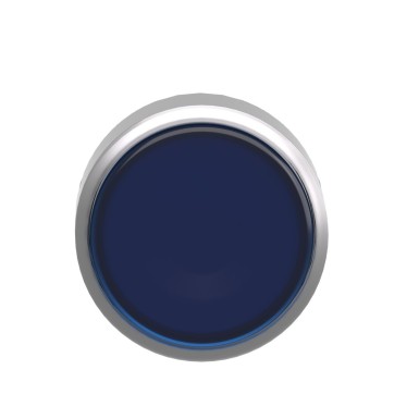 ZB4BW36 - Illuminated push button head, Harmony XB4, metal, flush, blue, 22mm, spring return, plain lens for BA9s bulb - Schneider Electric - Illuminated push button head, Harmony XB4, metal, flush, blue, 22mm, spring return, plain lens for BA9s bulb - Schneider Electric - 2