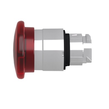 ZB4BW443 - Head for illuminated push button, Harmony XB4, metal, red mushroom 40mm, 22mm, universal LED, spring return - Schneider Electric - Head for illuminated push button, Harmony XB4, metal, red mushroom 40mm, 22mm, universal LED, spring return - Schneider Electric - 2