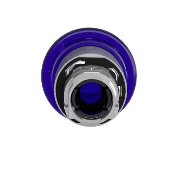 ZB4BW463 - Head for illuminated push button, Harmony XB4, metal, blue mushroom 40mm, 22mm, universal LED, spring return - Schneider Electric - Head for illuminated push button, Harmony XB4, metal, blue mushroom 40mm, 22mm, universal LED, spring return - Schneider Electric - 6