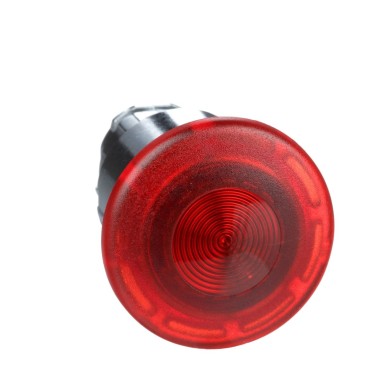 ZB4BW643 - Head for illuminated emergency switching off push button, Harmony XB4, metal, red mushroom 40mm, 22mm, universal LED, push-pull - Schneider Electric - Head for illuminated emergency switching off push button, Harmony XB4, metal, red mushroom 40mm, 22mm, universal LED, push-pull - Schneider Electric - 0