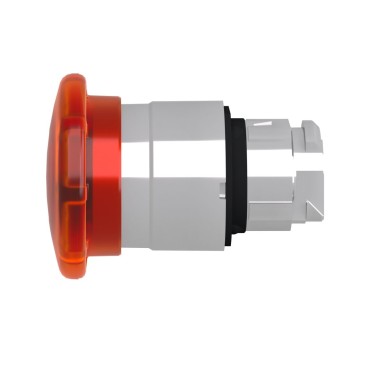 ZB4BW653 - Head for illuminated push button, Harmony XB4, metal, orange muhroom 40mm, 22mm, universal LED, latching push-pull - Schneider Electric - Head for illuminated push button, Harmony XB4, metal, orange muhroom 40mm, 22mm, universal LED, latching push-pull - Schneider Electric - 5