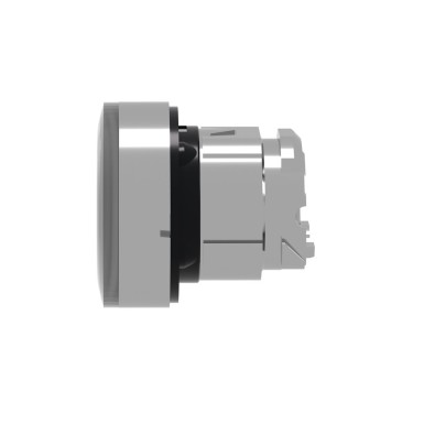 ZB4BW913 - Head for illuminated push button, Harmony XB4, metal, white flush, 22mm, universal LED, spring return, illuminated ring - Schneider Electric - Head for illuminated push button, Harmony XB4, metal, white flush, 22mm, universal LED, spring return, illuminated ring - Schneider Electric - 2