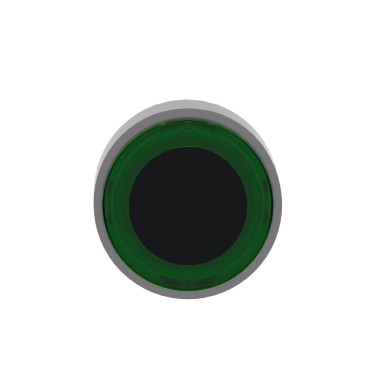 ZB4BW933 - Head for illuminated push button, Harmony XB4, metal, green flush, 22mm, universal LED, spring return, illuminated ring - Schneider Electric - Head for illuminated push button, Harmony XB4, metal, green flush, 22mm, universal LED, spring return, illuminated ring - Schneider Electric - 3