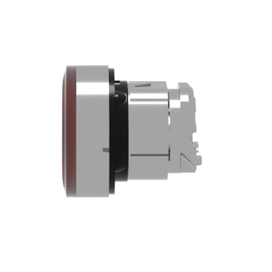 ZB4BW943 - Head for illuminated push button, Harmony XB4, metal, red flush, 22mm, universal LED, spring return, illuminated ring - Schneider Electric - Head for illuminated push button, Harmony XB4, metal, red flush, 22mm, universal LED, spring return, illuminated ring - Schneider Electric - 3