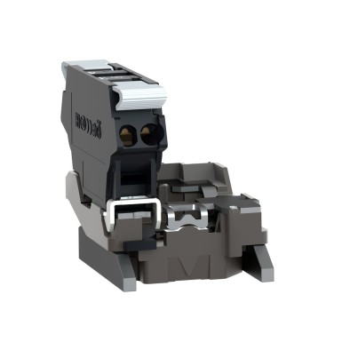 ZB4BZ1015 - Harmony XB4, Single contact block with body/fixing collar, metal, spring clamp terminal, 1 NO - Schneider Electric - Harmony XB4, Single contact block with body/fixing collar, metal, spring clamp terminal, 1 NO - Schneider Electric - 2