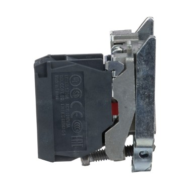 ZB4BZ102 - Single contact block with body fixing collar, Harmony XB4, metal, screw clamp terminal, 1NC - Schneider Electric - Single contact block with body fixing collar, Harmony XB4, metal, screw clamp terminal, 1NC - Schneider Electric - 3