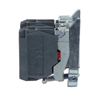 ZB4BZ104 - Single contact block with body fixing collar, Harmony XB4, metal, screw clamp terminal, 2NC - Schneider Electric - Single contact block with body fixing collar, Harmony XB4, metal, screw clamp terminal, 2NC - Schneider Electric - 3