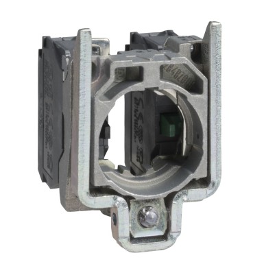 ZB4BZ107 - Complete body/contact assembly, Harmony XB4, Single contact block with body/fixing collar, metal, screw clamp terminal, 2 NO - Schneider Electric - Complete body/contact assembly, Harmony XB4, Single contact block with body/fixing collar, metal, screw clamp terminal, 2 NO - Schneider Electric - 0