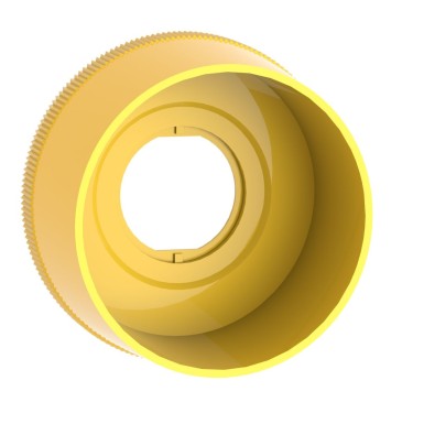 ZB4BZ1905 - Harmony XB4, Round guard for ? 40 Emergency stop, plastic, yellow, 63.5 mm - Schneider Electric - Harmony XB4, Round guard for ? 40 Emergency stop, plastic, yellow, 63.5 mm - Schneider Electric - 4