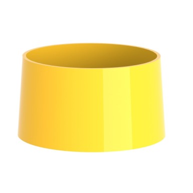 ZB4BZ2105 - Harmony XB4, Round guard for ? 40 Emergency stop, plastic, yellow, 76.2 mm - Schneider Electric - Harmony XB4, Round guard for ? 40 Emergency stop, plastic, yellow, 76.2 mm - Schneider Electric - 1