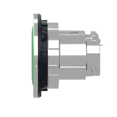 ZB4FA333 - Flush mounted push button head, Harmony XB4, metal, green, 30mm, spring return, marked START - Schneider Electric - Flush mounted push button head, Harmony XB4, metal, green, 30mm, spring return, marked START - Schneider Electric - 4