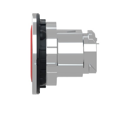 ZB4FA4 - Flush mounted push button head, Harmony XB4, metal, red, 30mm, spring return, unmarked - Schneider Electric - Flush mounted push button head, Harmony XB4, metal, red, 30mm, spring return, unmarked - Schneider Electric - 4