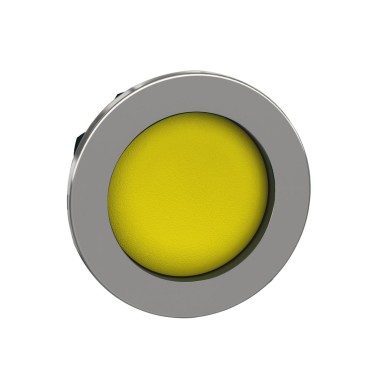 ZB4FA56 - Head for non illuminated push button, Harmony XB4, flush mounted yellow pushbutton recessed - Schneider Electric - Head for non illuminated push button, Harmony XB4, flush mounted yellow pushbutton recessed - Schneider Electric - 0