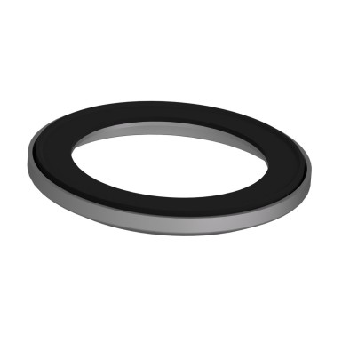 ZB4FBZ014 - Metal Ring, Harmony XB4, Liquid spray protective washer, for flush mounted, grey, 30mm, NEMA hole - Schneider Electric - Metal Ring, Harmony XB4, Liquid spray protective washer, for flush mounted, grey, 30mm, NEMA hole - Schneider Electric - 2