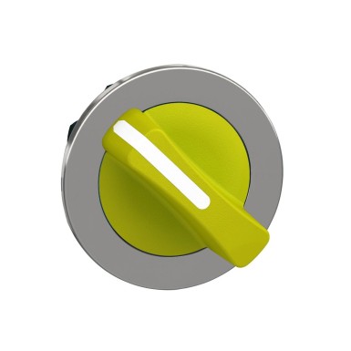 ZB4FD205 - Head for selector switch, Harmony XB4, flush mounted yellow 2 position stay put - Schneider Electric - Head for selector switch, Harmony XB4, flush mounted yellow 2 position stay put - Schneider Electric - 0