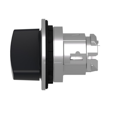 ZB4FD2M178 - Head for selector switch, Harmony XB4, black long handle, flush, 30mm, 3 positions, spring return, non padlockable - Schneider Electric - Head for selector switch, Harmony XB4, black long handle, flush, 30mm, 3 positions, spring return, non padlockable - Schneider Electric - 5