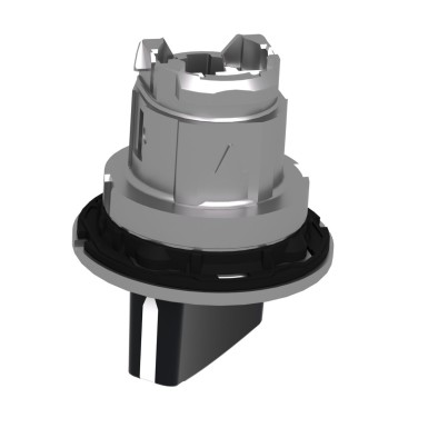 ZB4FD2M178 - Head for selector switch, Harmony XB4, black long handle, flush, 30mm, 3 positions, spring return, non padlockable - Schneider Electric - Head for selector switch, Harmony XB4, black long handle, flush, 30mm, 3 positions, spring return, non padlockable - Schneider Electric - 6