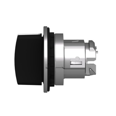 ZB4FD3 - Head for selector switch, Harmony XB4, flush mounted black 3 position stay put - Schneider Electric - Head for selector switch, Harmony XB4, flush mounted black 3 position stay put - Schneider Electric - 6