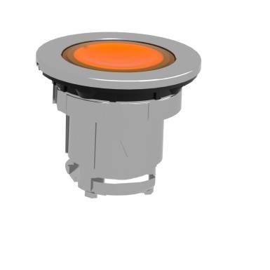 ZB4FH053 - Head for illuminated push button, Harmony XB4, flush mounted orange flush caps illum pushbutton LED - Schneider Electric - Head for illuminated push button, Harmony XB4, flush mounted orange flush caps illum pushbutton LED - Schneider Electric - 2